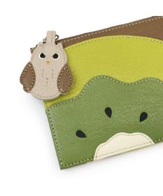 IBIZA フルータス　やぎ革　マルチケース（キウイ）