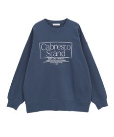 AMERICAN HOLIC ボックスロゴプリント裏毛プルオーバー