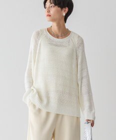 AMERICAN HOLIC 透かし編みニットプルオーバー