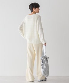 AMERICAN HOLIC 透かし編みニットプルオーバー