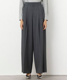 NAVE 【Nave・洗える】2WAYツイル ワイドパンツ