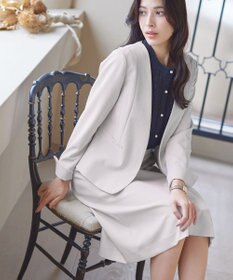 Tiaclasse 【ダブルクロス・洗える】アシンメトリープリーツスカート