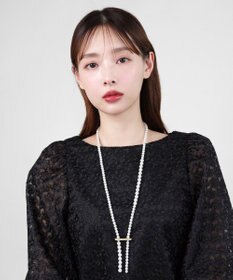 TOCCA RANDOM PEARL LARIAT NECKLACE ネックレス