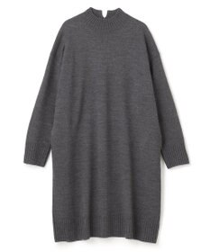 UNFILO 【洗える】チュニック ニットワンピース