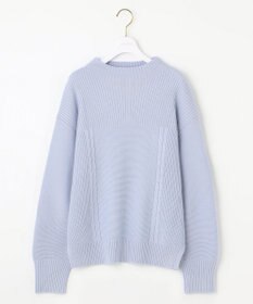 ANY SIS 【洗える】スフレボトルネック ニット