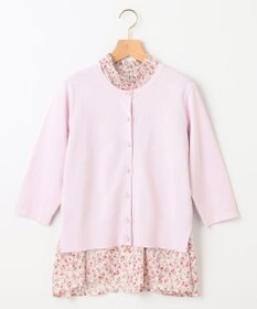 組曲 【WEB限定・2SET】フラワープリントアンサンブルニット