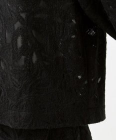 23区 【GOLD LABEL】チュールヘアリーエンブロイダリー ブラウス