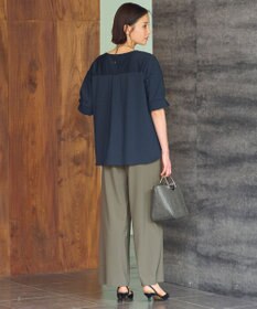 自由区 【WEB限定・洗える・XSサイズあり】トリコットジャージー カットソー