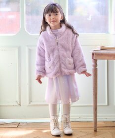 ANY KIDS ネコポケットボアブルゾン