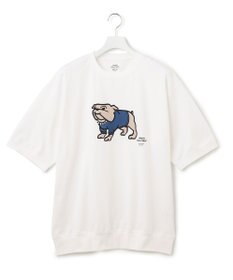 J.PRESS YORK STREET 【UNISEX】ブルドッグプリントTシャツ
