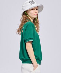 PW CIRCULUS 【WOMEN】ミニワッフル鹿の子ポロ ゴルフウェア レディース