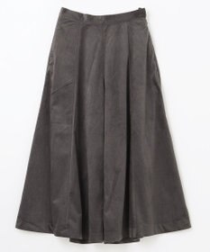 ANY 【洗濯機可】エステルベロア ガウチョパンツ