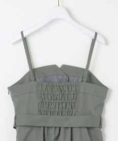 ANY SIS L 【2SET】ビスチェワンピース×シアーラッセルプルオーバーセット