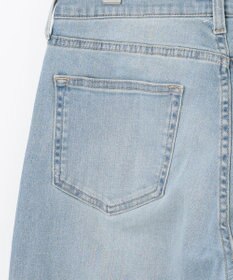 J.PRESS LADIES 【洗える】BASIC STRETCH DENIM ワイド ストレート デニム