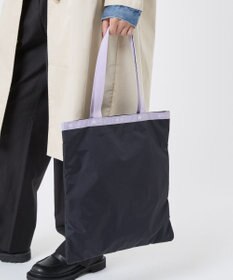 LeSportsac LARGE EMERALD TOTE/ディープシー/ソフトラベンダー