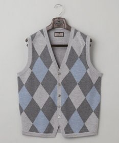 GOTAIRIKU 【家庭洗濯可能】イタリア糸 ハイゲージ ベスト