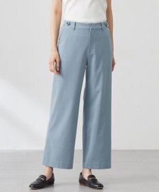 J.PRESS LADIES 【洗える】CARREMAN 2WAY ストレート ワイド パンツ