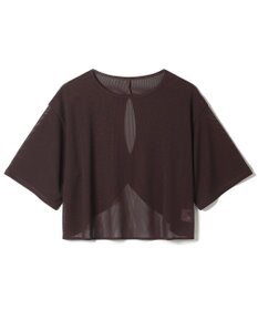 Chacott Chacott BALANCE シアーリブバックシャンTシャツ
