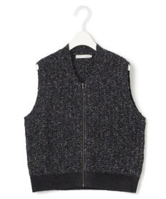 ICB 【洗える】 カラーニットツイード ベスト