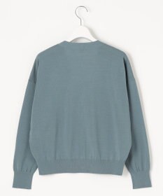 J.PRESS LADIES L 【洗える】 Co/Peライト Vネック ショート カーディガン