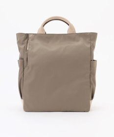 LA BAGAGERIE ツイルナイロン×エナメル リュックサック