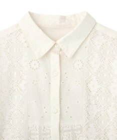 AMERICAN HOLIC レースパッチワークシャツ