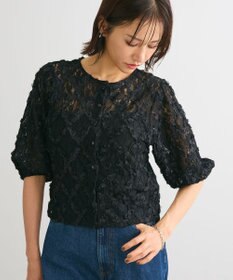 Green Parks ・SUGAR SPOON フラワーレースカーディガン