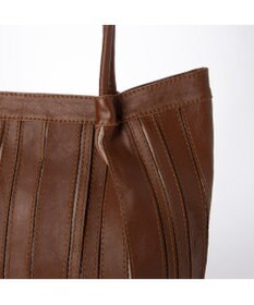 UNBILLION ピークスピーク PEAKS PEAK / ソフトレザーマルチストライプトート