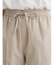 Green Parks 綿麻混イージーワイドパンツ