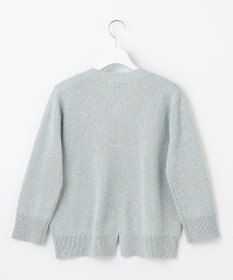 J.PRESS LADIES 【洗える】GIMA COTTON ミックスカラー Vネック ニット