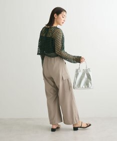 Green Parks ・ＳＵＧＡＲ　ＳＰＯＯＮ　フラワーメッシュプルオーバー