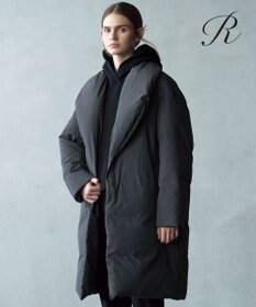 23区 L 【R(アール)】LIMONTAライトダウン ショールカラーコート