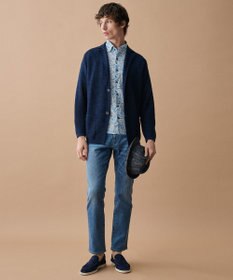 JOSEPH ABBOUD 【清涼・JAPANファブリック】パナマボイルリゾートプリントシャツ