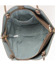 UNBILLION カシュカシュ cachecache / 横長バスケット型2wayトートバッグ