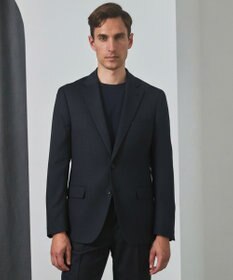 GOTAIRIKU セットアップ対応【洗える/ストレッチ/シワになりにくい】ZERO TRIA ウォッシャブルジャケット_ウール100% ネイビー系8