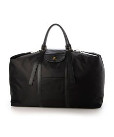 UNBILLION ペルケ perche / ナイロン×牛革かぶせジェムストーン2wayボストンバッグ