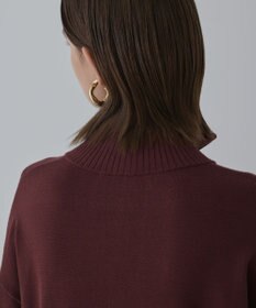 GRACE CONTINENTAL バイカラーストレートニットワンピース