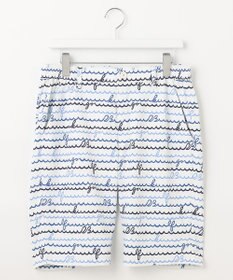 23区GOLF 【MEN】【ストレッチ・撥水】ウェーブロゴ柄 ハーフパンツ