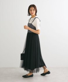 Green Parks ・ＥＬＥＮＣＡＲＥ　ＤＵＥ　チュールドッキングワンピ