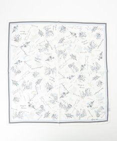 J.PRESS LADIES Ville de Paris スクエア プリント スカーフ