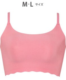 WACOAL 【GOCOCi ゴコチ】 ノンワイヤー ハーフトップ 伸びのよい素材を使用 ムレにくく快適 フラット仕上げ ホックなし ブラトップ レディース CGG220 /ワコール