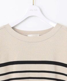 ANY SIS 【洗える】パネルボーダー ニット