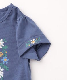 組曲 KIDS  【110-140㎝】 フラワーリースTeeシャツ