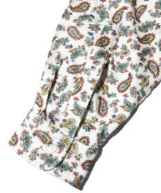J.PRESS MEN 【J.PRESS ORIGINALS】PAISLEY REGULAR SHIRT / BAGGY FIT