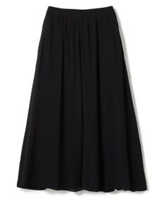 UNFILO ヴィンテージシアー ギャザーワイドパンツ