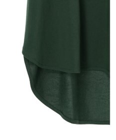 Green Parks ミニ裏毛バックカシュクール半袖チュニック