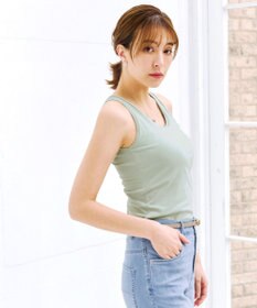 Tiaclasse 【洗える】カップ付きタンクトップ＆キャミソール