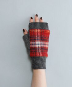 ORuKuBET タンチェックフィンガーレスグローブ(WOMEN)