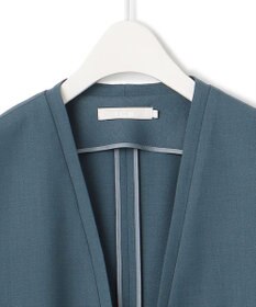 ICB L 【UVケア・洗える】ウール2WAYストレッチ ノーカラージャケット