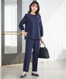 23区 【セットアップ対応】トリアセダブルジョーゼット ブラウス